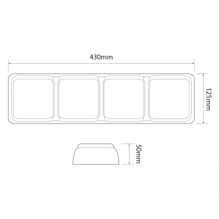 Replacement Quad Bracket – Black